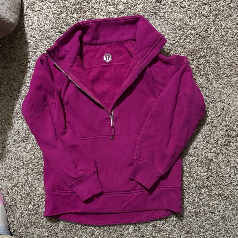 lululemon athletica Magenta Sweatshirt